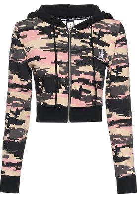 Dangerous DNGRS Obscure Zip Hoodies black/pixelcamouflage L