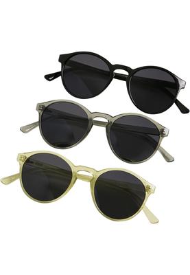 Sunglasses Cypress 3-Pack black/lightgrey/yellow one size