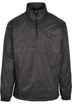 Stand Up Collar Pull Over Jacket blk/wht L