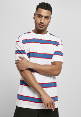 Light Stripe Oversize Tee white/sportyblue 3XL