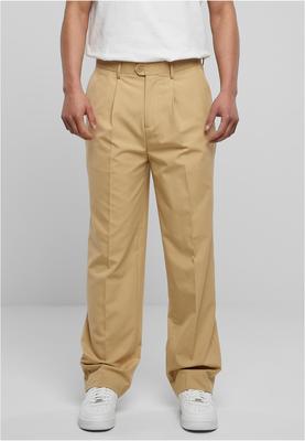 Straight Pleat-Front Trousers black 28