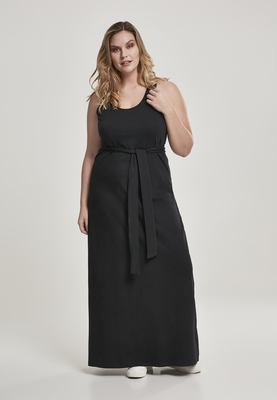 Ladies Long Racer Back Dress black 3XL