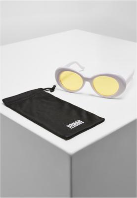 2 Tone Sunglasses wht/yel one size