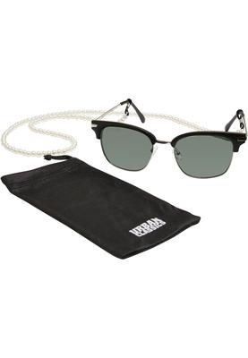 Sunglasses Crete With Chain black/green one size