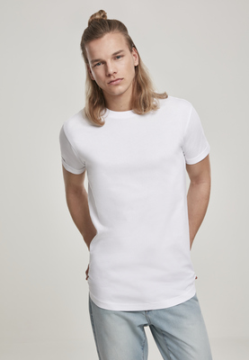 Short Shaped Turn Up Tee black L