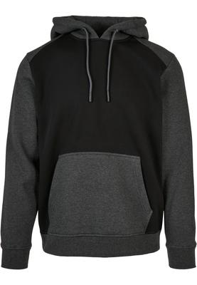 2-Tone Raglan Crew black/charcoal 3XL