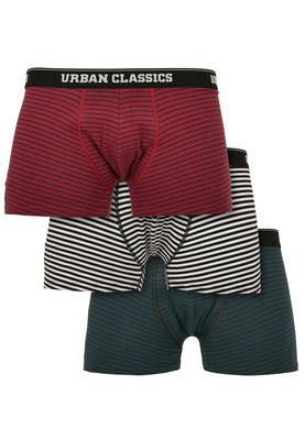 Boxer Shorts 3-Pack btlgrn/dkblu+bur/dkblu+wht/blk 3XL