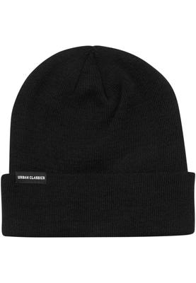 Basic Flap Beanie black one size