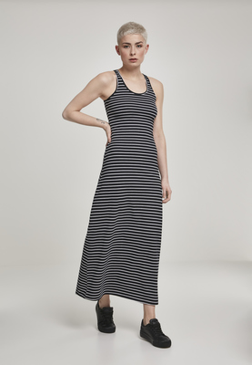Ladies Long Racer Back Dress black 3XL