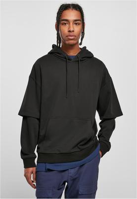 Oversized Doublesleeve Hoody black 4XL