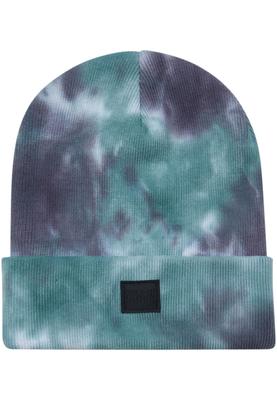 Tie Dye Beanie grey/teal one size