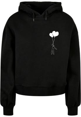 Ladies Love In The Air Organic Oversized Hoody duskrose 3XL