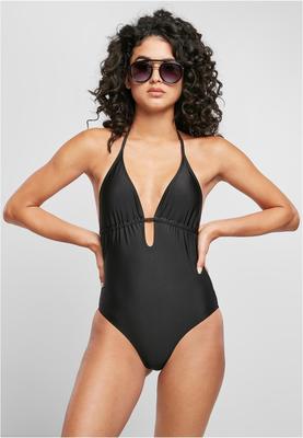 Ladies Recycled Triangle Swimsuit black L