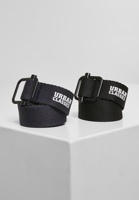 Industrial Canvas Belt 2-Pack black/olive L/XL