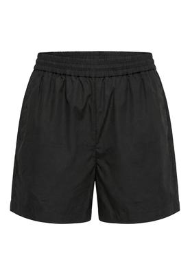 Ladies Popeline Short black L