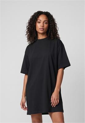Ladies Organic Heavy Oversized Tee Dress 2-Pack black+black L