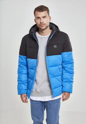 Hooded 2-Tone Puffer Jacket darkolive/black 3XL