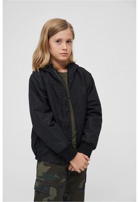 Kids Windbreaker Frontzip black 122/128