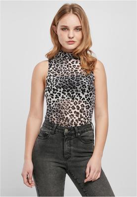Ladies Sleeveless Mesh Body mangorose L