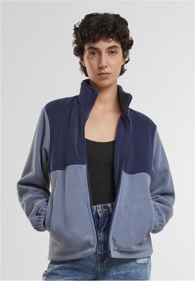 Ladies Double Polarfleece Jacket navy/cloudsky 3XL