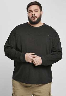 Organic Cotton Short Curved Oversized LS black 3XL