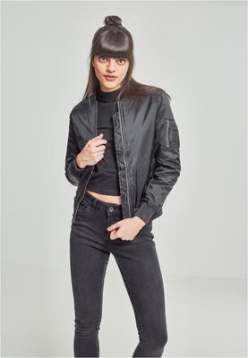 Ladies Basic Bomber Jacket black L
