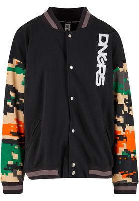 Dangerous DNGRS Reckless College Jacken black/pixelcamouflage 3XL