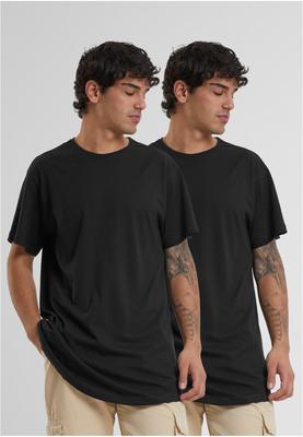 Pre-Pack Shaped Long Tee 2-Pack black S