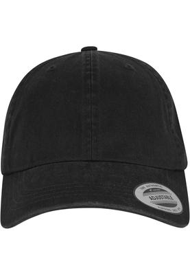 Cap Low Profile garment washed black one size