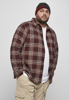 Checked Campus Shirt cherry/honey 3XL