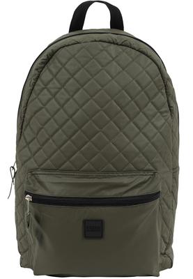 Diamond Quilt Leather Imitation Backpack black one size