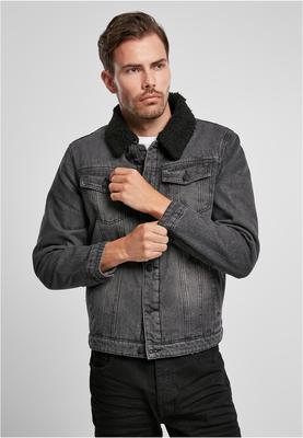 Sherpa Demin Jacket denimblue/wht 3XL