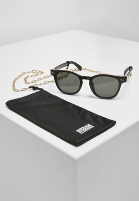 Sunglasses Italy with chain grey/silver/silver one size