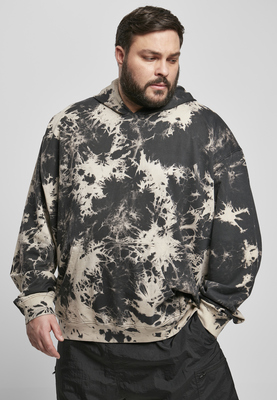 Bleached Hoody black 3XL