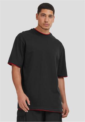 Contrast Tall Tee aqu/wht 3XL