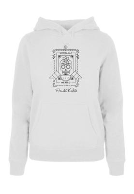 Ladies Frida Kahlo Coyacan Hoody white S