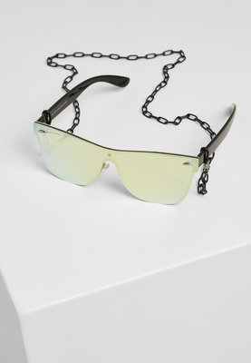 103 Chain Sunglasses blk/blue one size