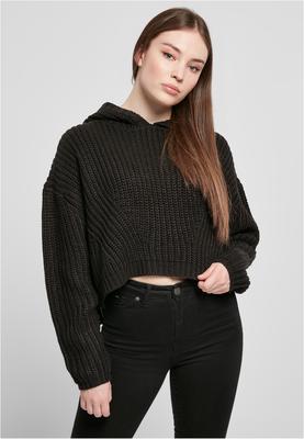 Ladies Oversized Hoody Sweater black 3XL