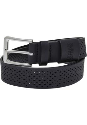 Synthentic Leather Perforated Belt black L/XL
