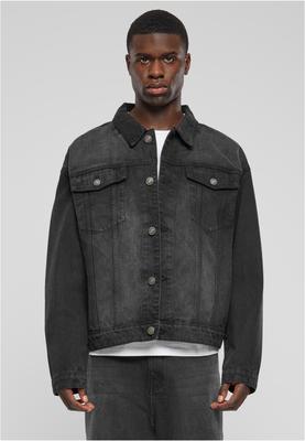 Heavy Ounce Boxy Denim Jacket black washed 3XL