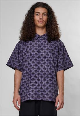 Sense All Over Monogram Print Shirt black L