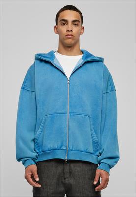 Heavy Sand Washed 90's Zip Hoody black 3XL