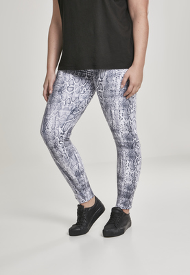 Ladies Pattern Leggings snake 3XL