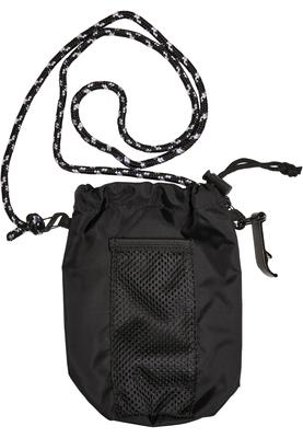 Recycled Polyester Bottle Holder Neckpouch black one size
