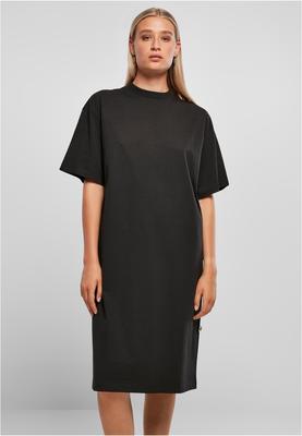 Ladies Organic Long Oversized Tee Dress black 3XL