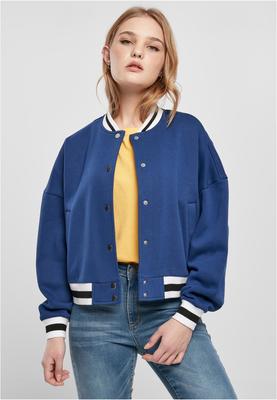 Ladies Oversized College Sweat Jacket spaceblue 5XL