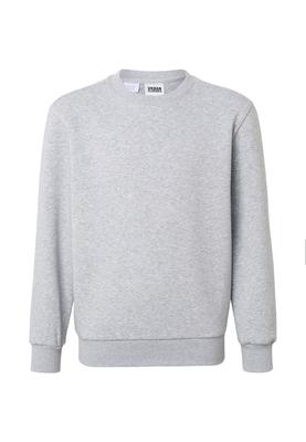Kids Fluffy Crewneck heathergrey 110/116