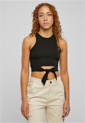 Ladies Cropped Knot Top balticblue L