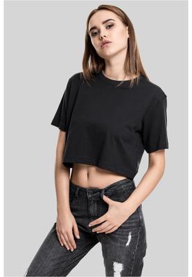 Ladies Short Oversized Tee black L