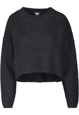Ladies Wide Oversize Sweater black L